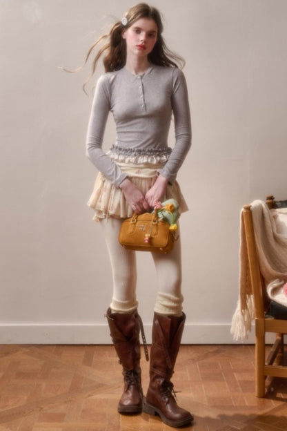 Fluffy Rabbit Lace Top