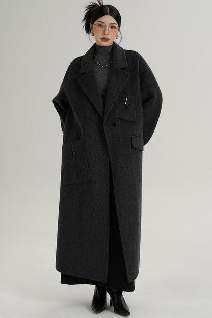 Pocket Design Wool Coat