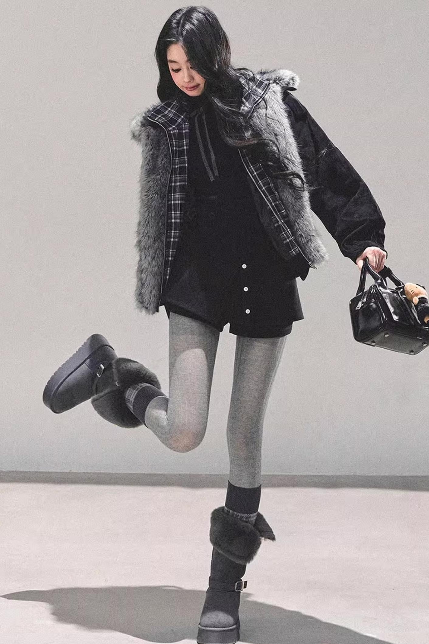 Plaid Padded Cotton Jacket