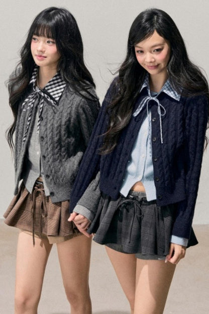 Twilight Twist Knit Cardigan