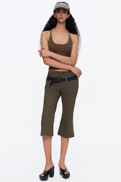 Vintage Exposed Seam Flared Jeans