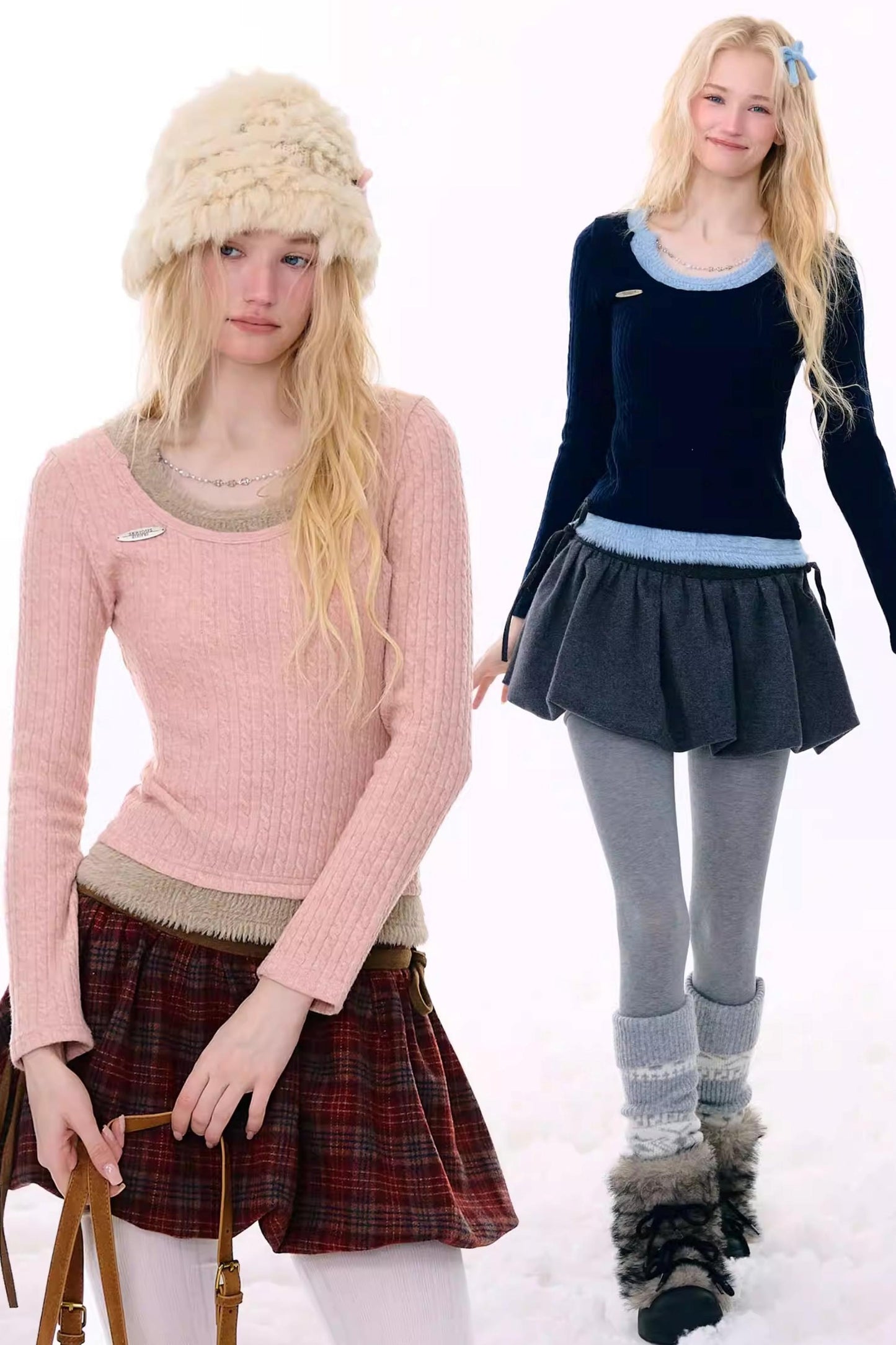 Retro Knit Chain Top