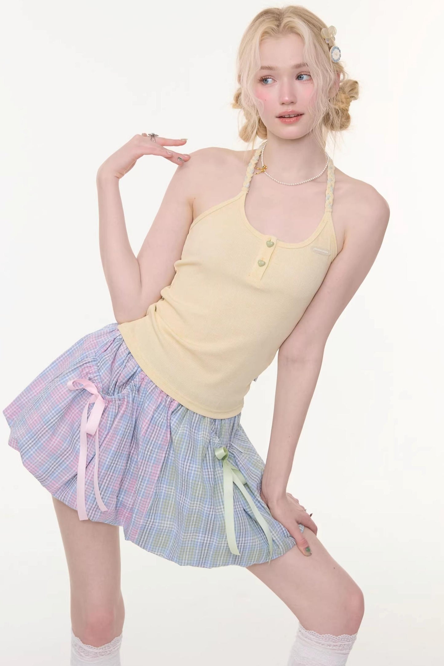 Braided Sunlight Halter Top