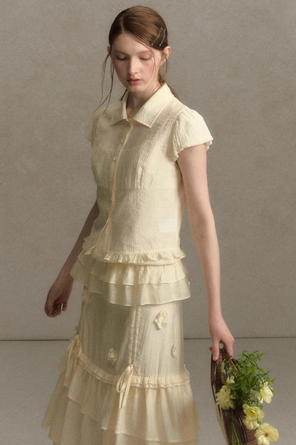 Fantasy Bustier Skirt With Suspenders Set-Up