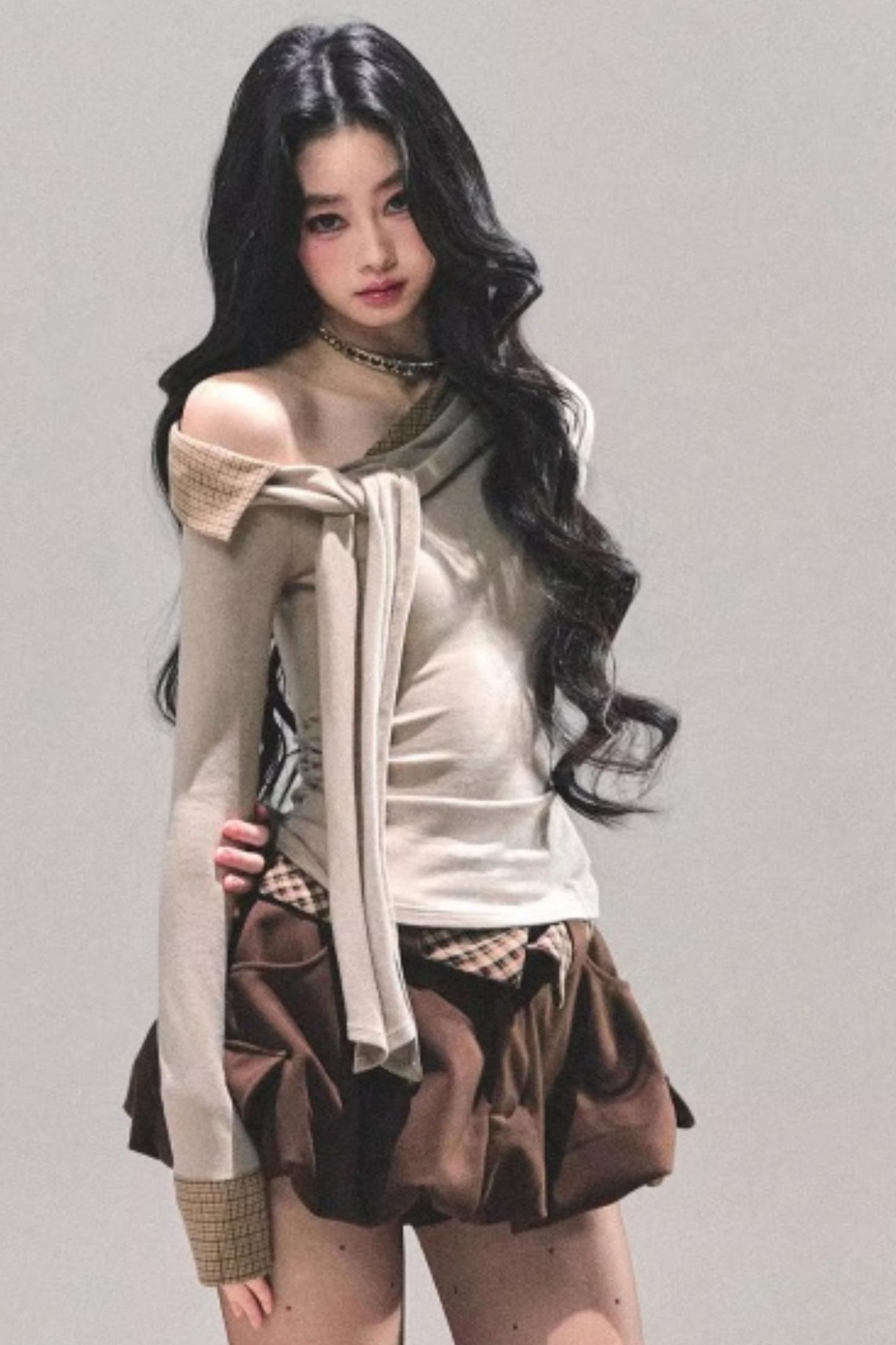 Knit Off-Shoulder Top