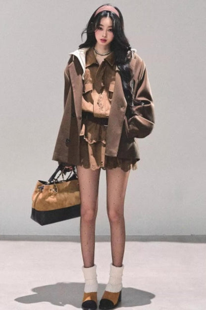 Cowhide Velvet Winter Dress