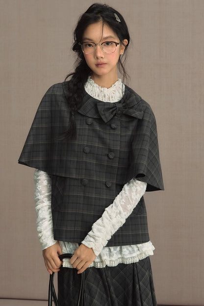 Retro Cape Vest Shawl Jacket Set-Up