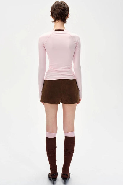 Slimming Simple Solid Color Shirt