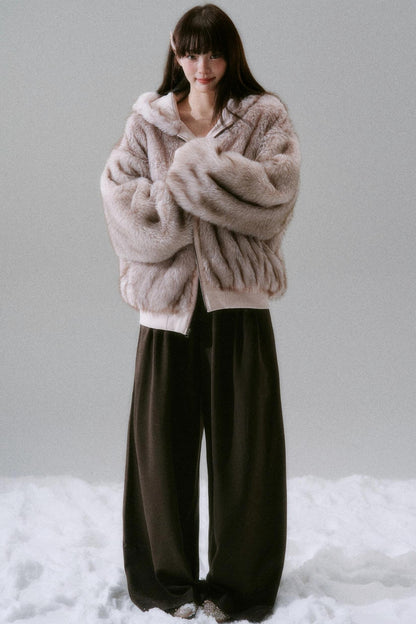 Casual Plush Reversible Jacket