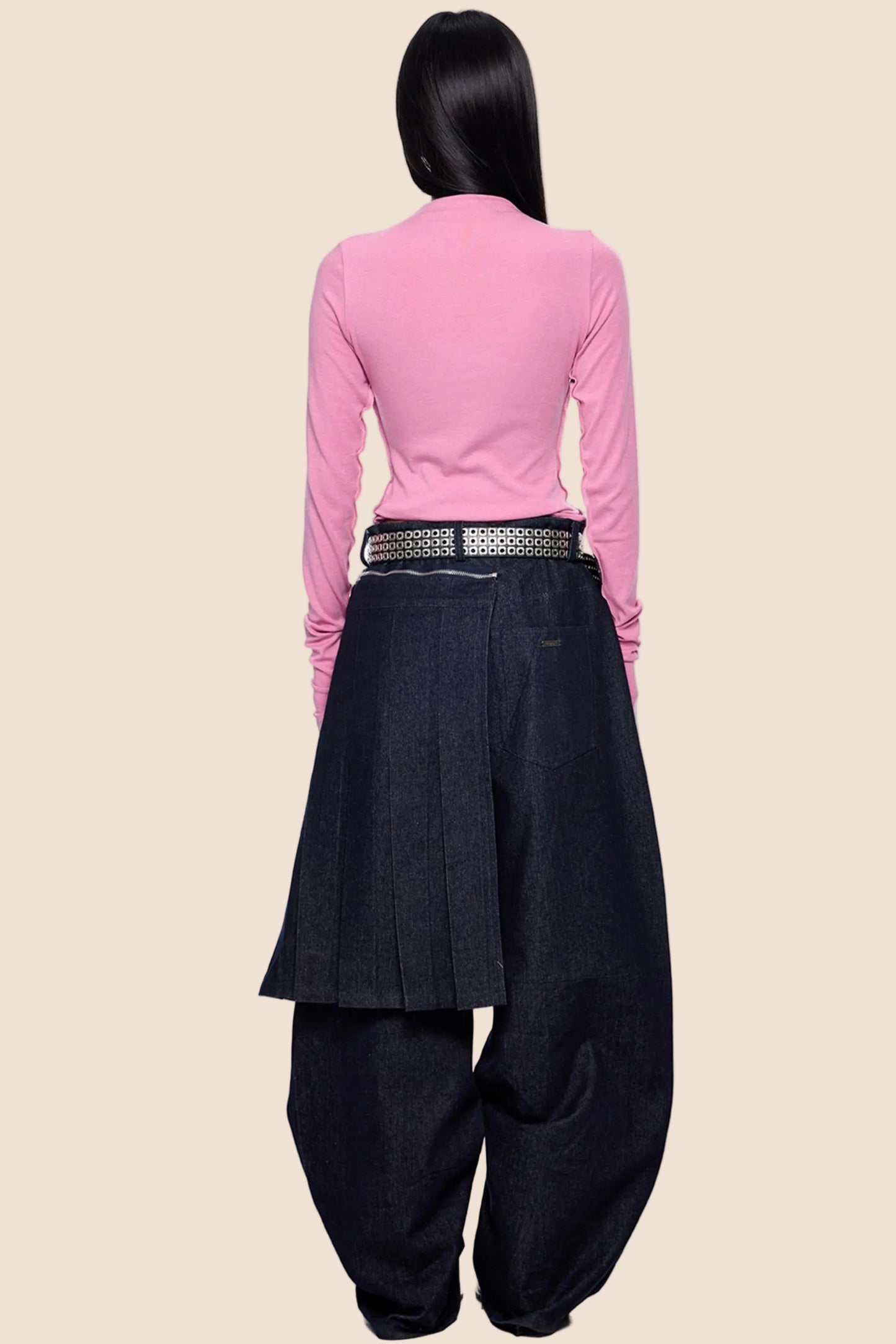 Lightweight Pleated Cardigan