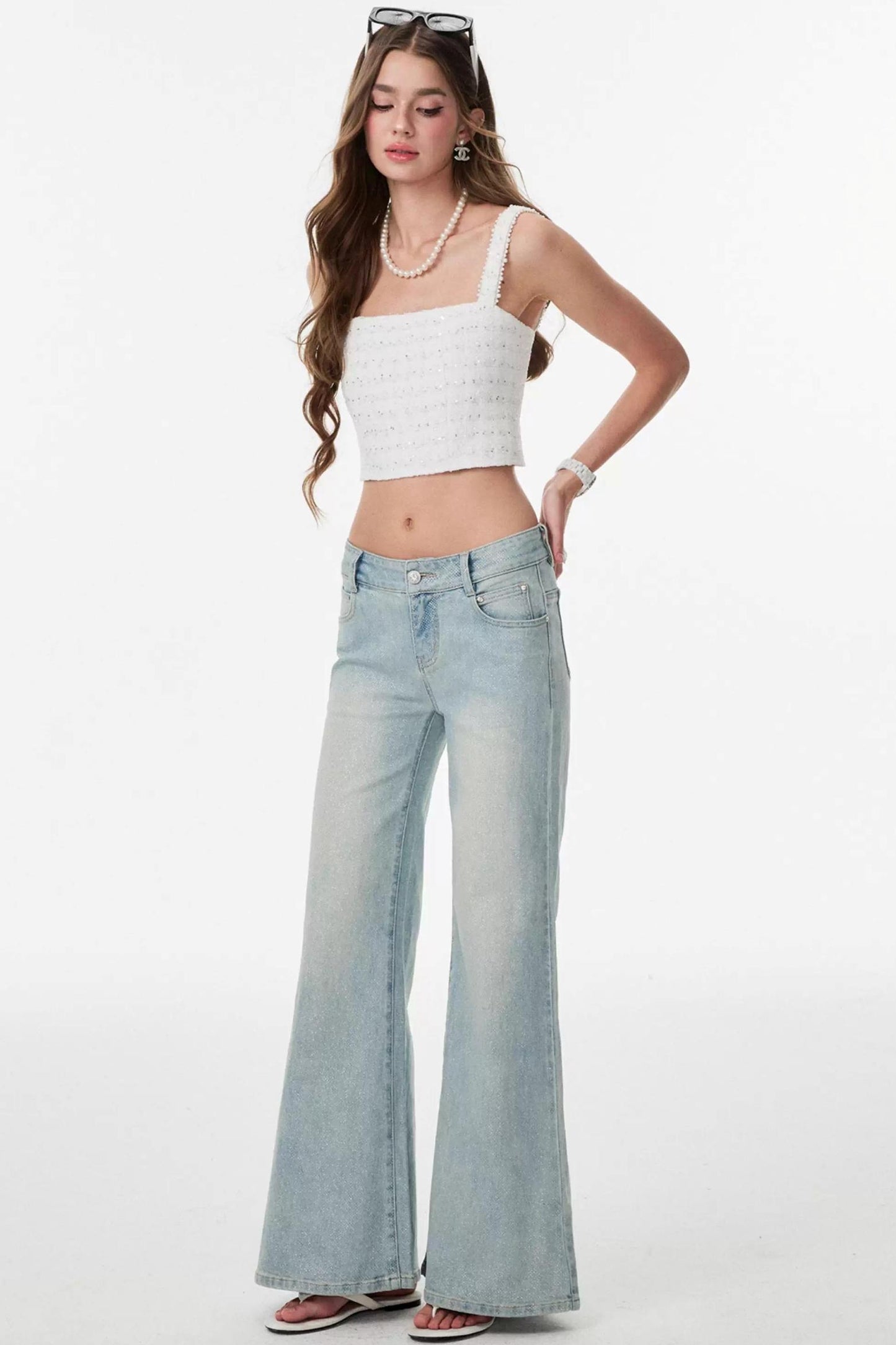 White Small Fragrance Three-Piece Slimming Jacket Set-Up