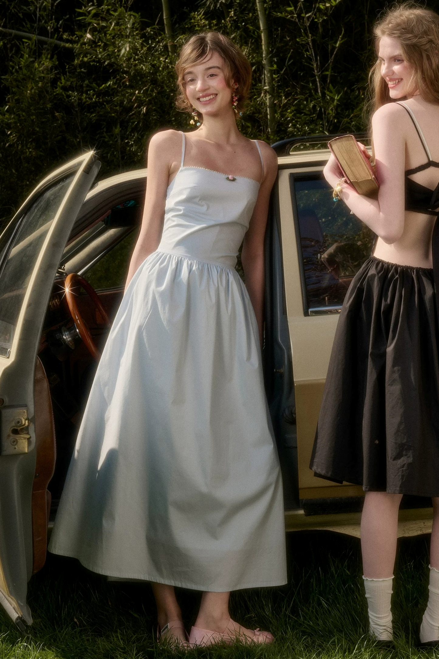 Babyblaues Baumwoll-Feenkleid