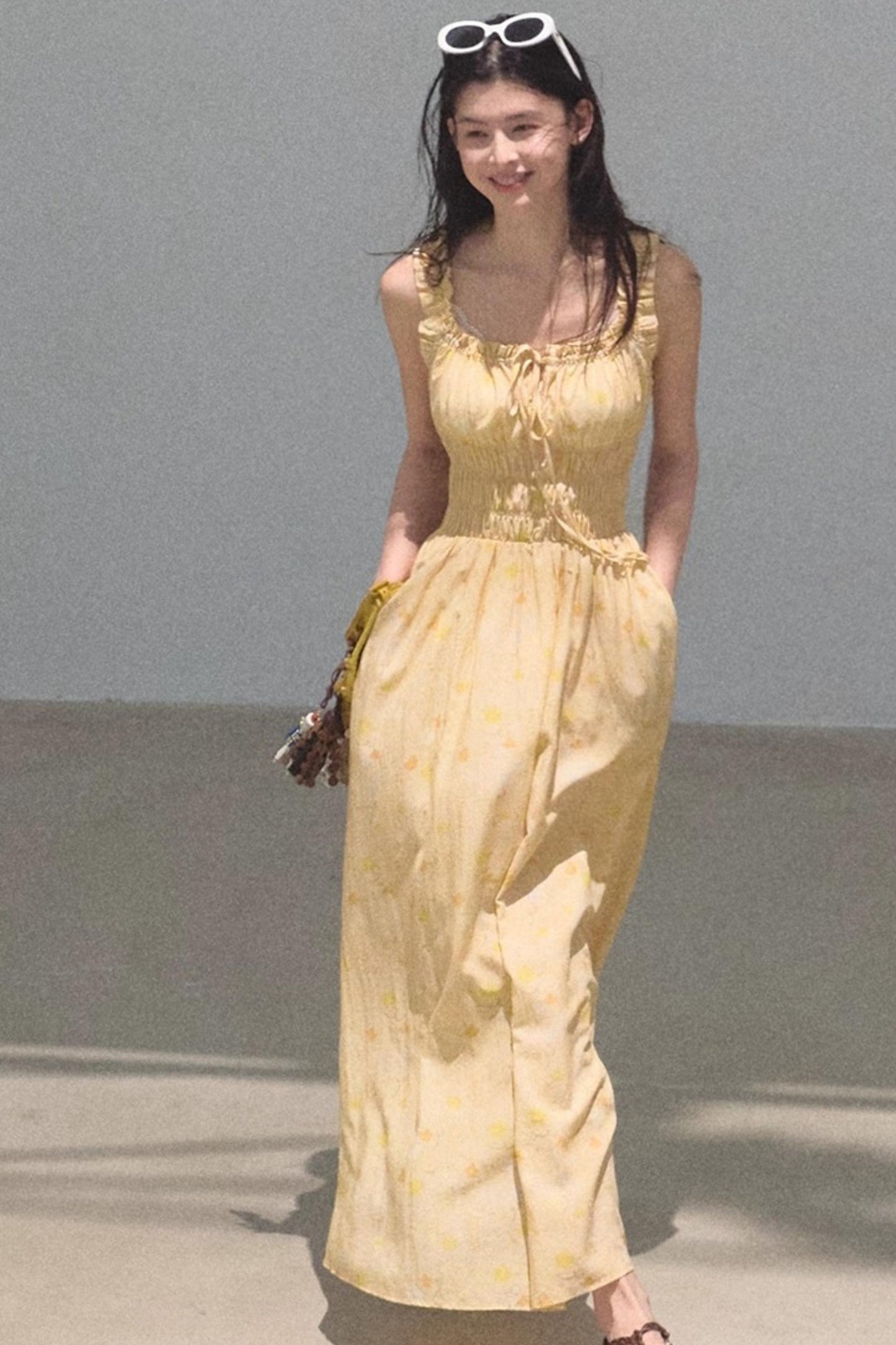 Bubbling Soda Printed Slip Dress