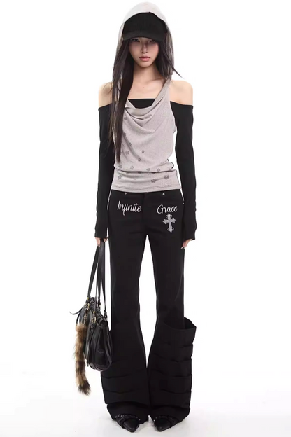 Pantalon évasé American Vintage