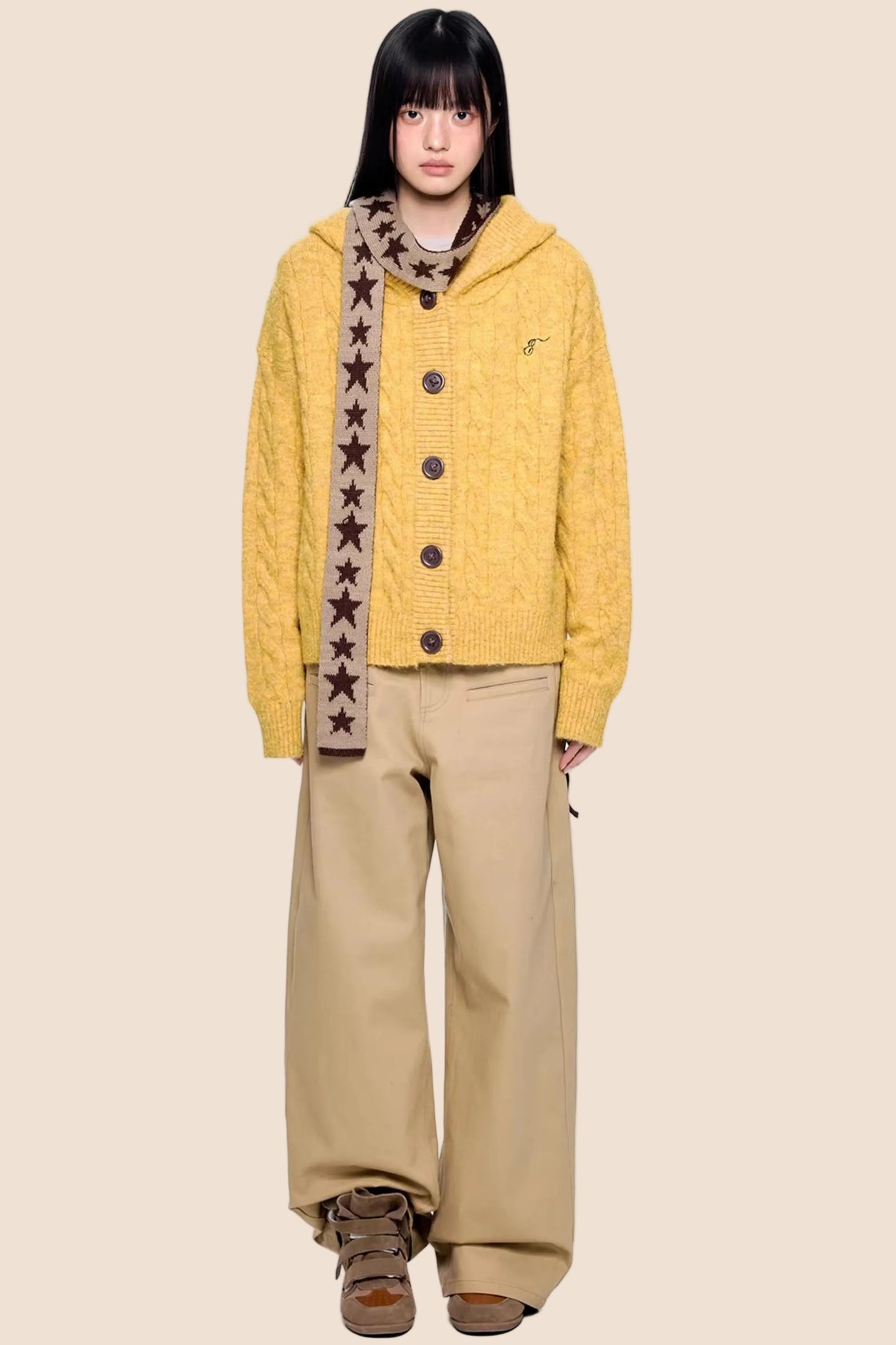 Pocket Design Retro Denim Pants