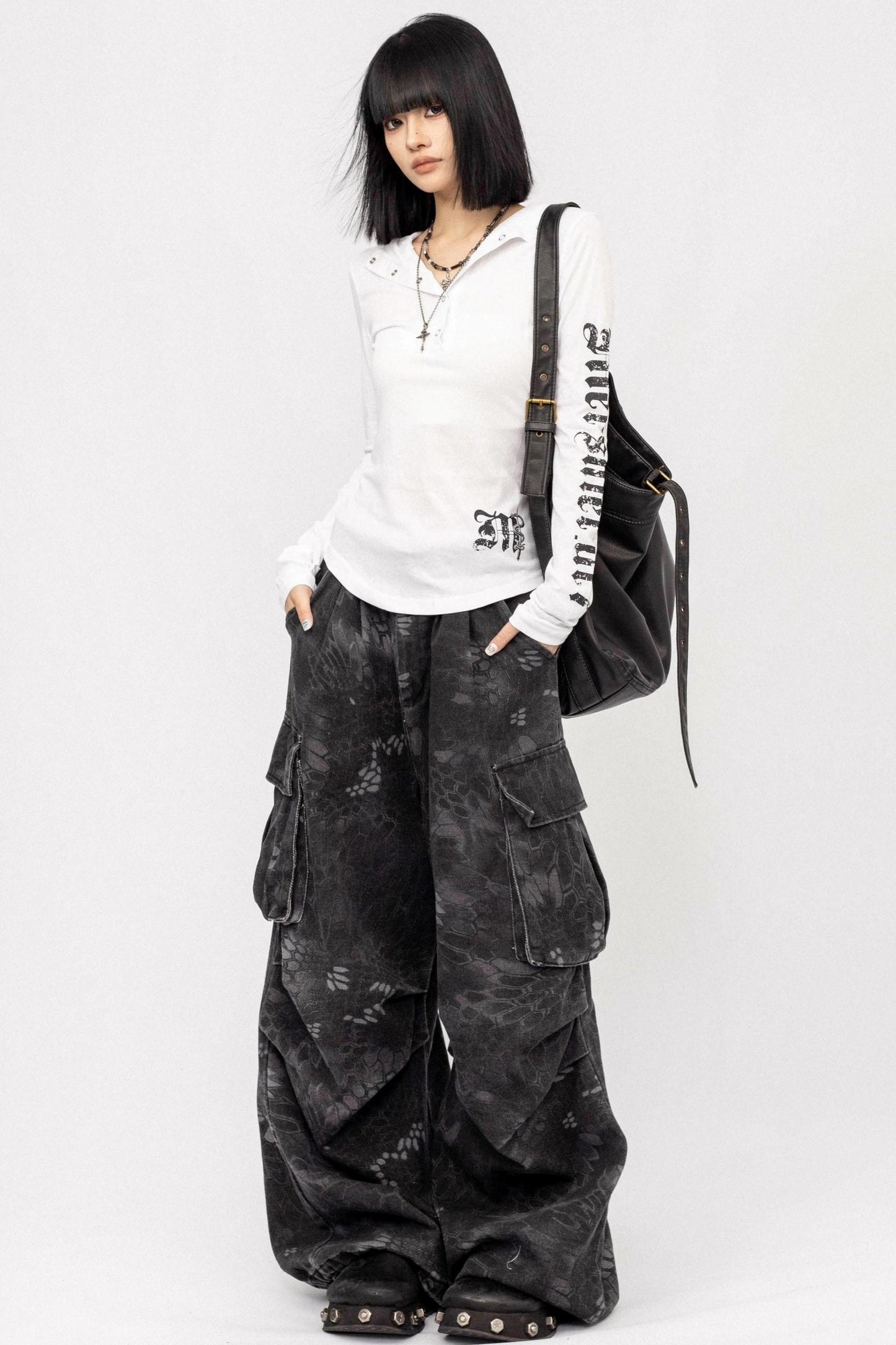 Vintage Spice V-Neck Hooded Top