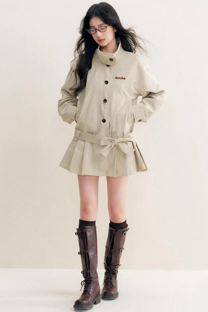 Geek Chic Lace Trench Coat