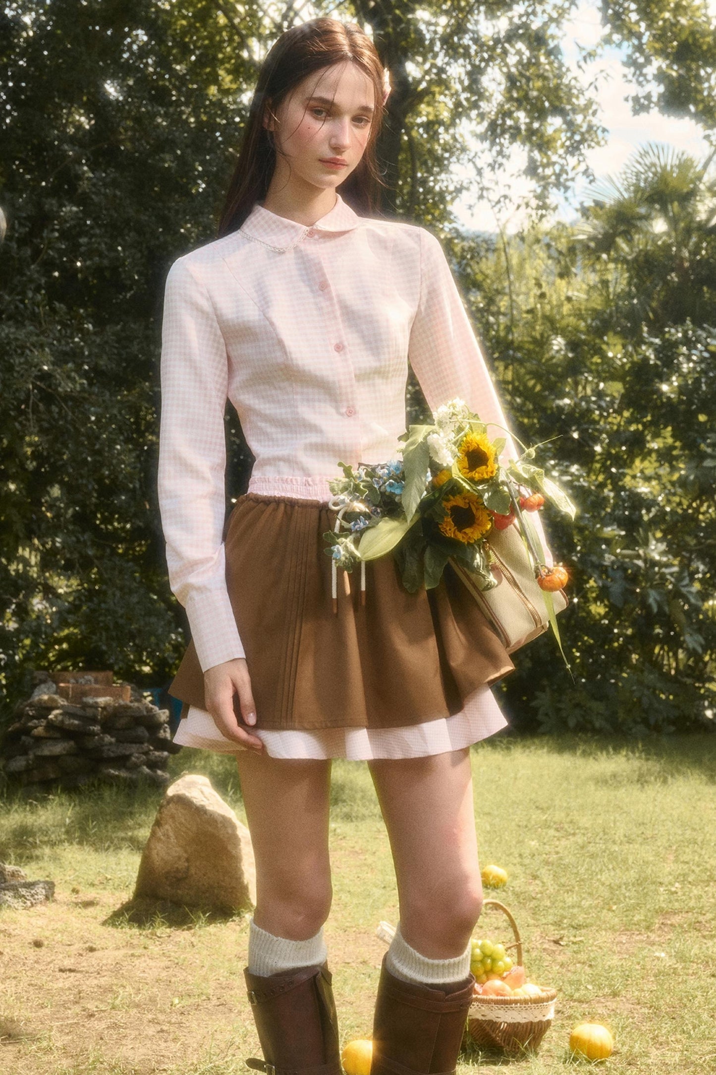 Classic Check Short Skirt