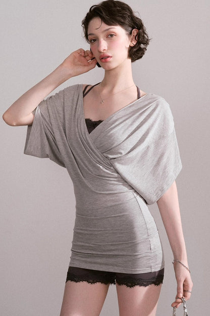 Lace V-Neck Sports Set-Up