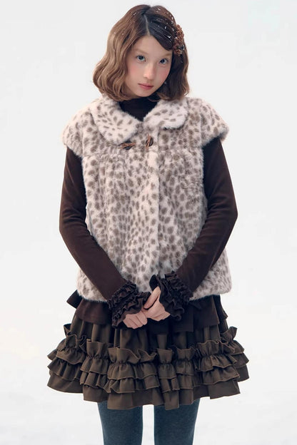 Six-Button Lace Hem Top