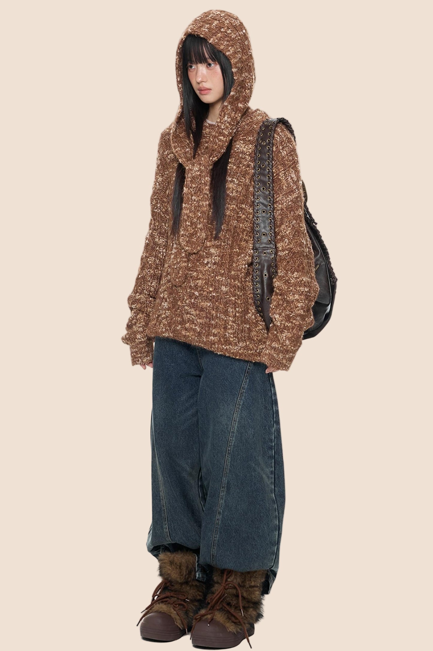 Vintage Knitted Top & Hat Set