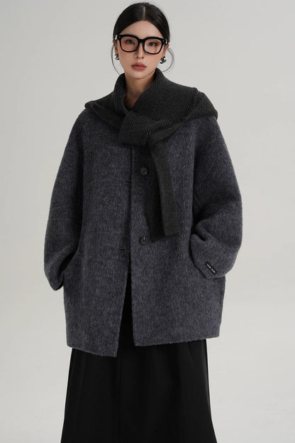 Temperament Woolen Coat