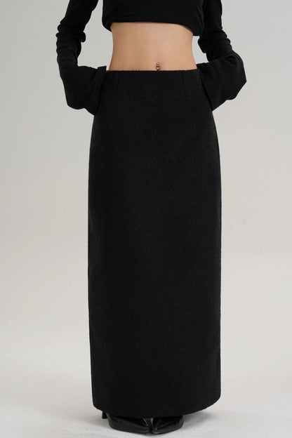 Elegant Wool Pencil Skirt