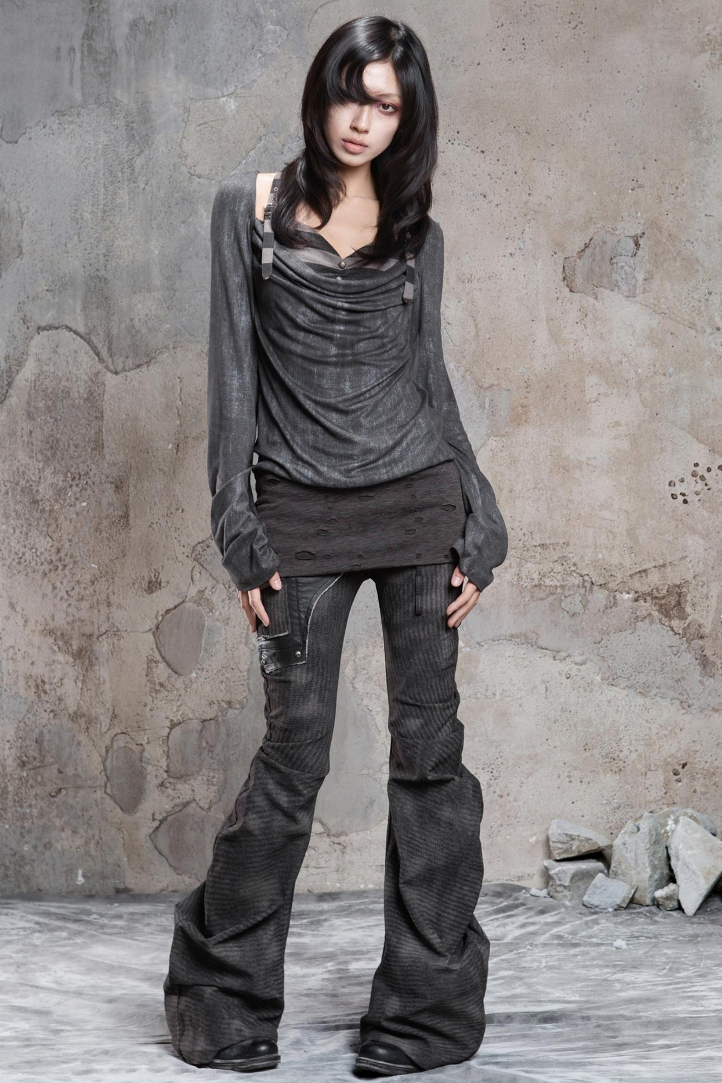 Retro Two-Piece Top Shirt Info