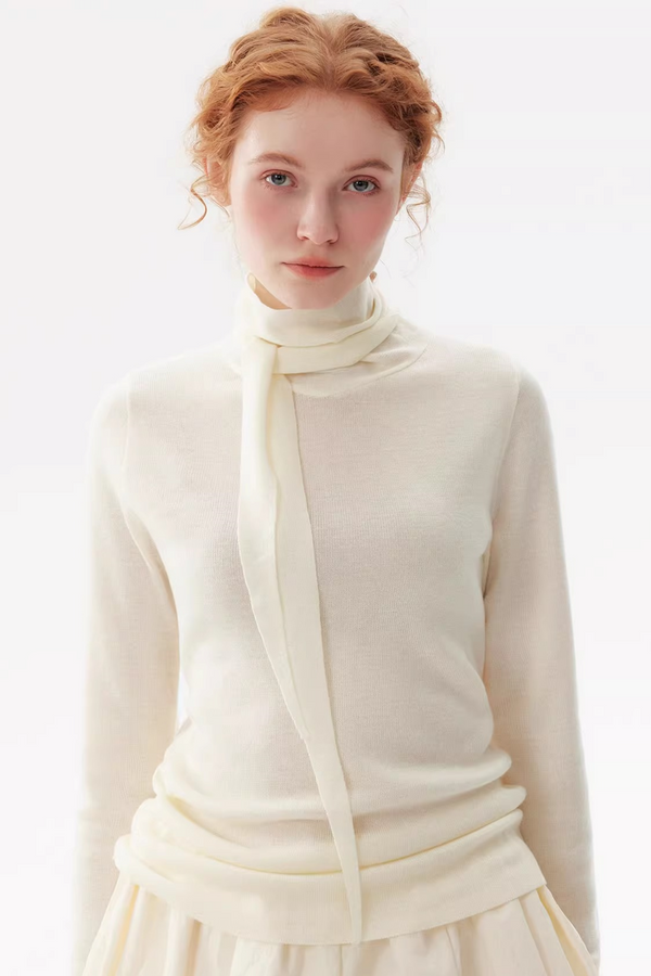 Solid Color Cashmere Sweater