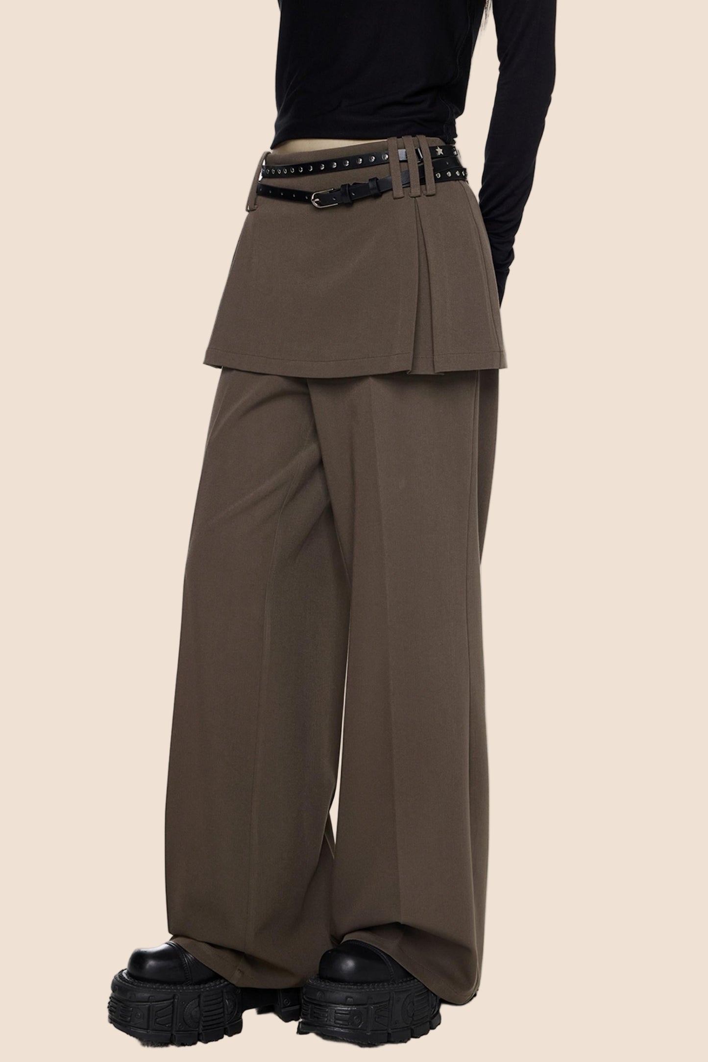 Straight High Waist Pants
