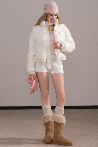 Slim Fit Knit Shorts