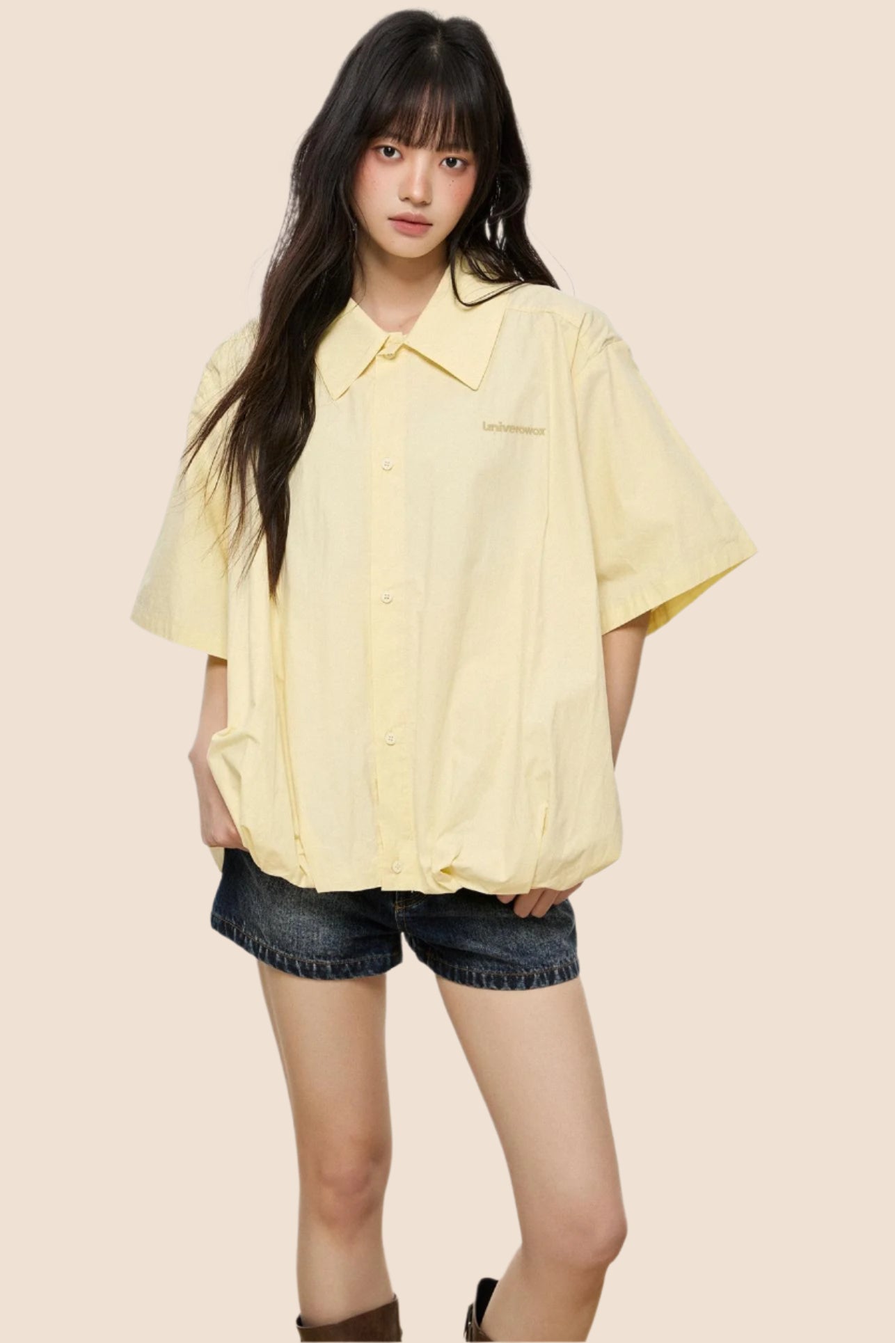 Retro Summer Short-Sleeve Shirt