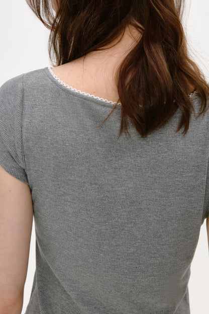 Vintage Lace V-Neck Top