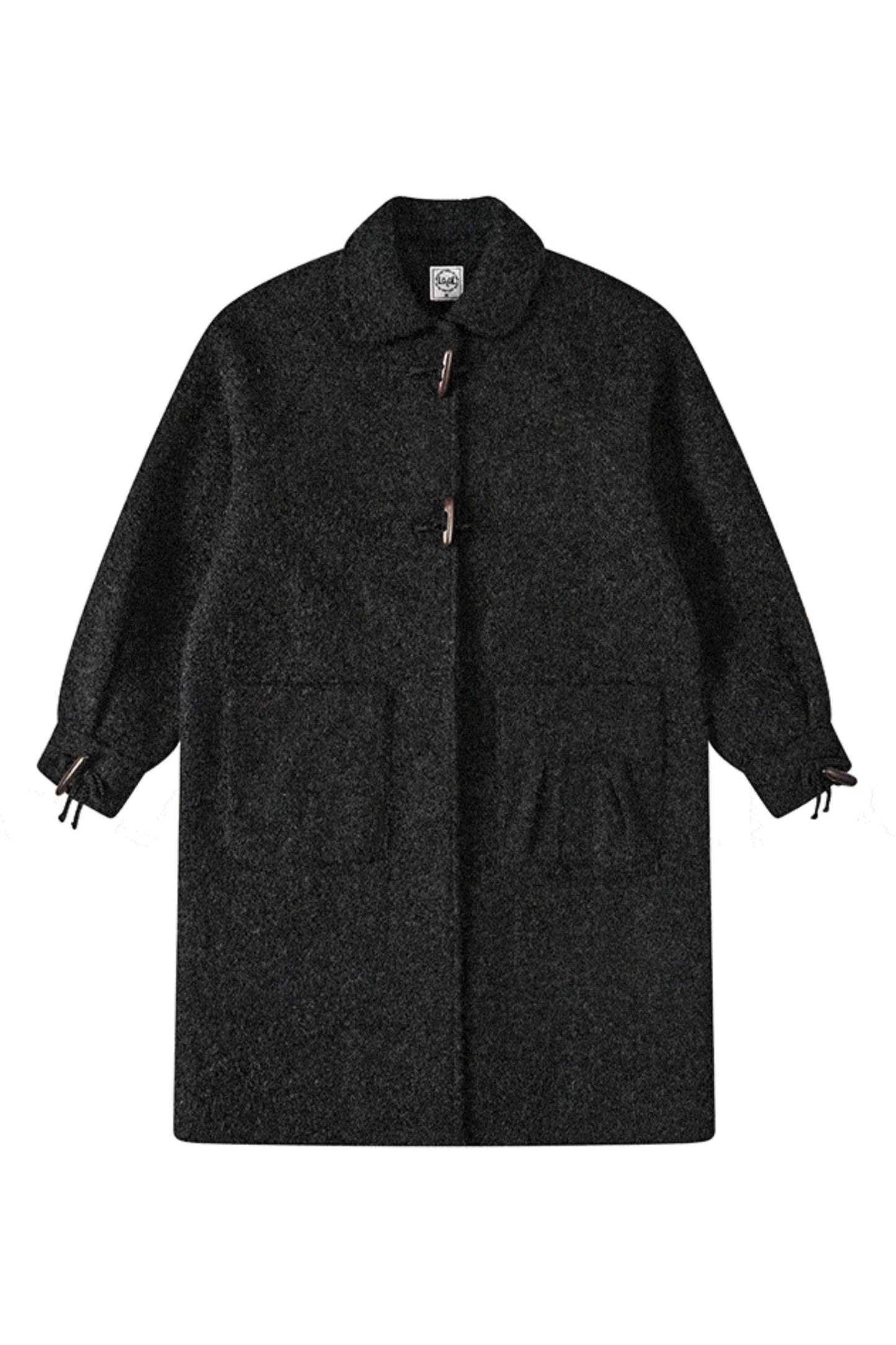 Women's Horn-Button Woolen Coat