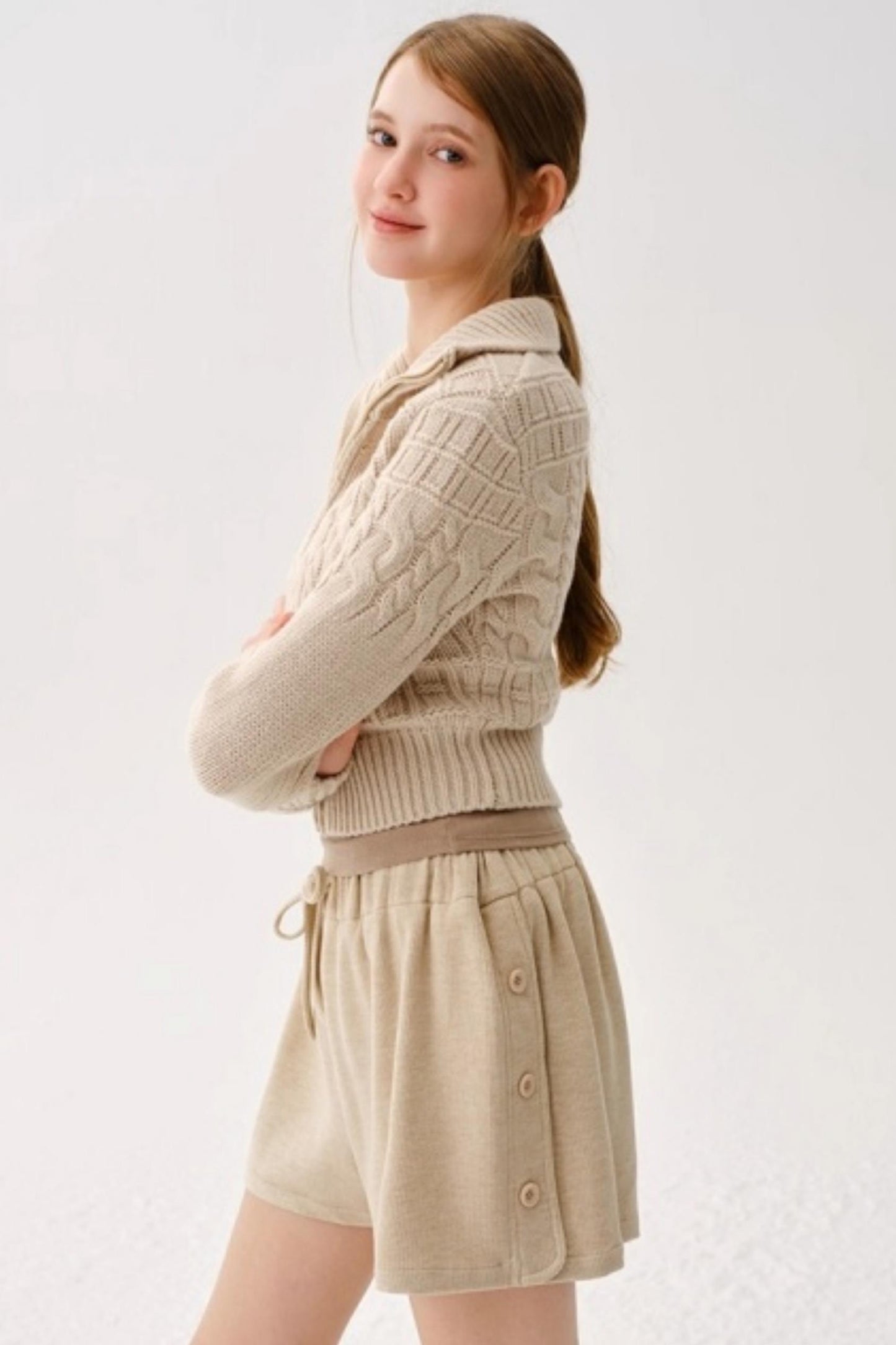 Corduroy Knit Shorts