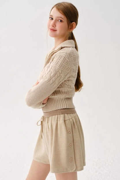 Corduroy Knit Shorts