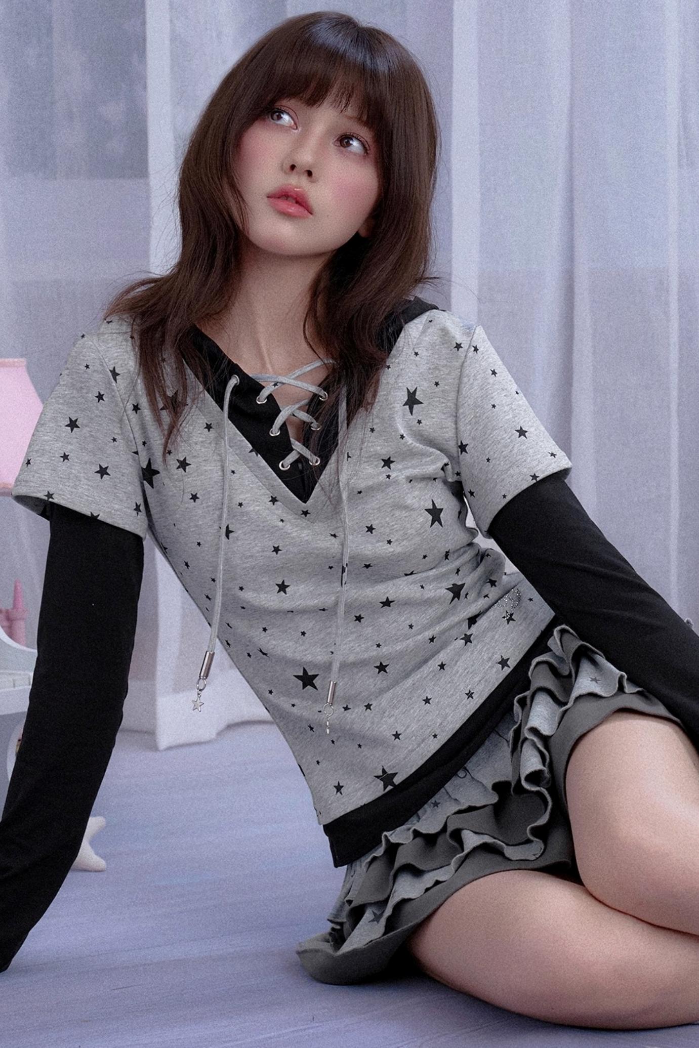 Fighting Star Hooded T-Shirt