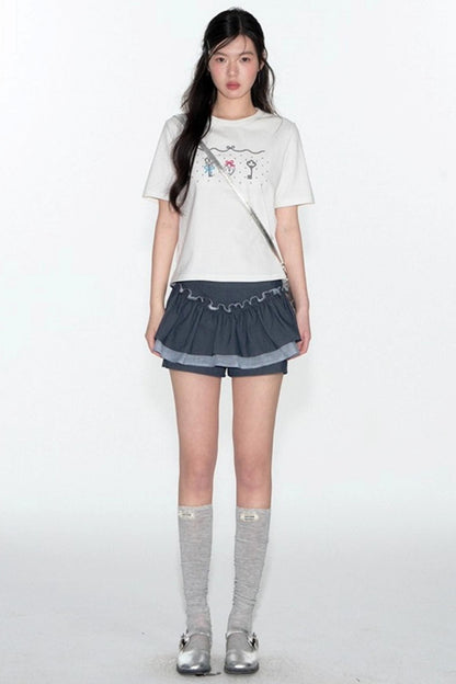 Summer Shoulder Fit Top