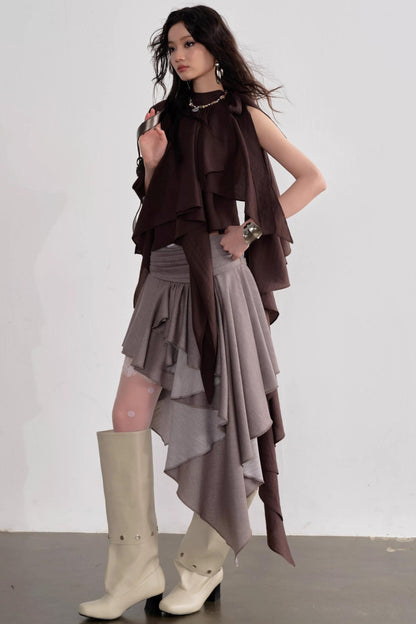 Asymmetrical Off-Shoulder Camisole