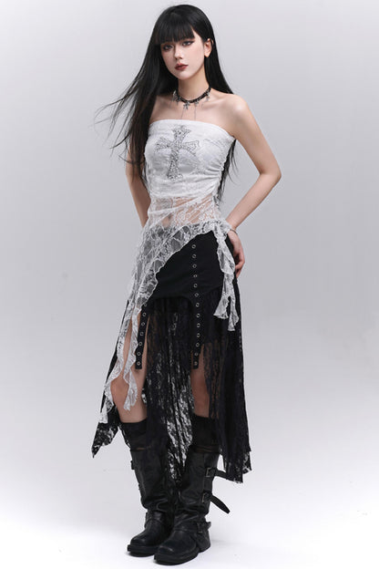 Subculture Vibes Black Skirt