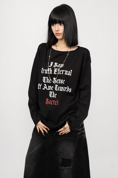 Vintage Monogram Print Sunscreen Top