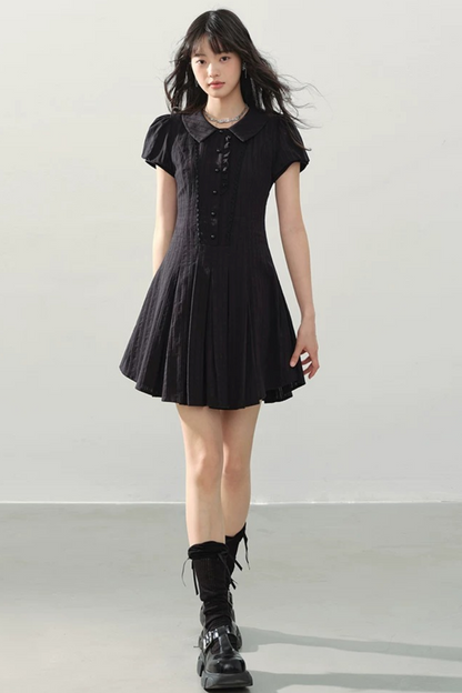 Girl's Elegy Puff Sleeve Dress