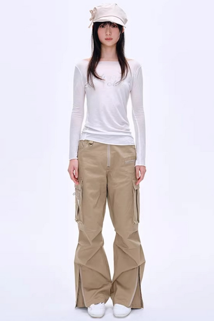 Pantaloni da Lavoro Plissettati Vintage