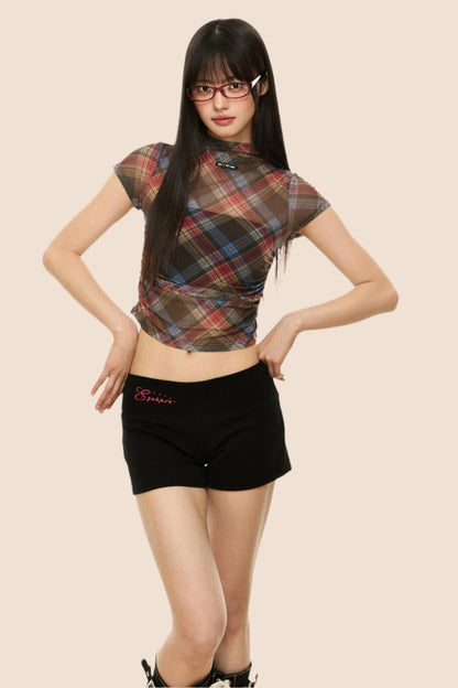 Retro Plaid Summer T-Shirt