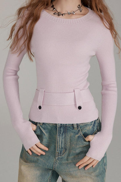 Base Layer Wool Knit Top