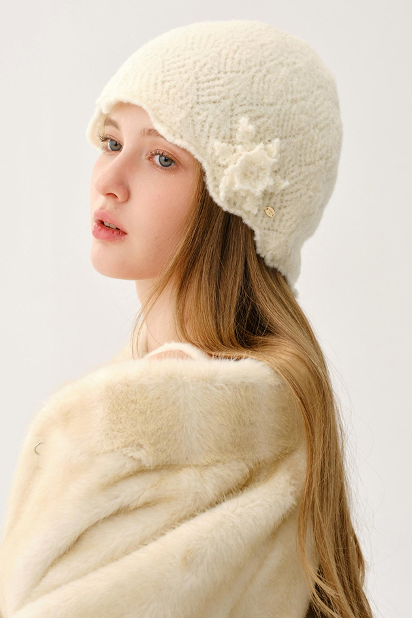 Romantic Spectrum Snowflake Wool Hat