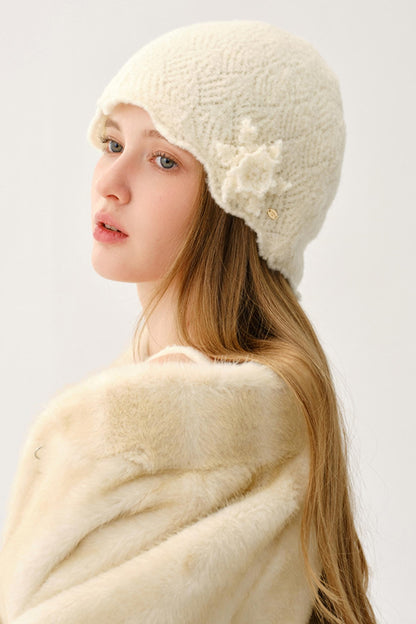 Romantic Spectrum Snowflake Wool Hat