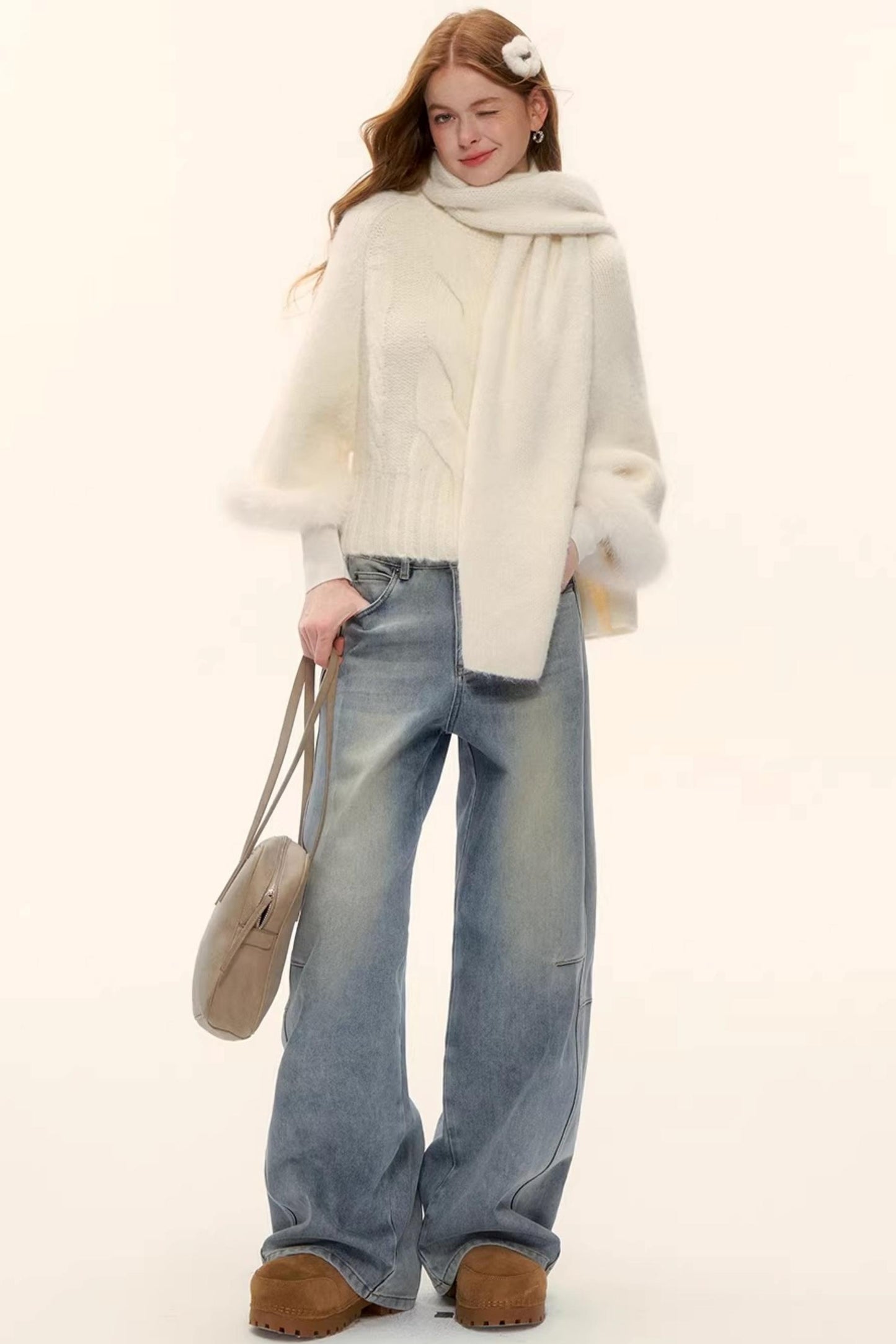 Light Blue Vintage Denim Pants