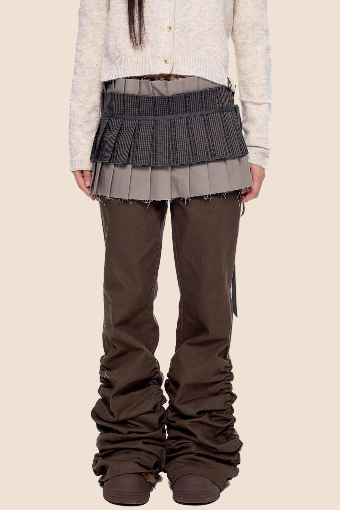 Layered Patchwork Skirt