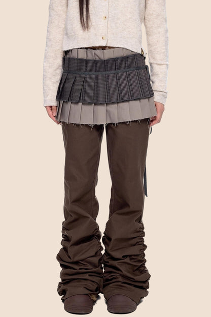 Layered Patchwork Skirt